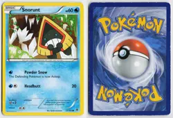 EX Common Pokemon TCG XY Snorunt 21/101 (2013) - Image 3