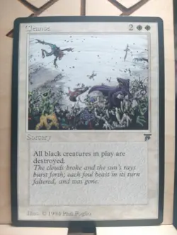 MTG - Cleanse - Legends - LP White Rare Vintage - Image 1