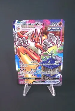 Pokemon TCG Blaziken VMAX 201/198 Sword & Shield Chilling Reign Mint Condition - Image 1