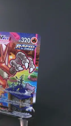 Pokemon TCG Blaziken VMAX 201/198 Sword & Shield Chilling Reign Mint Condition - Image 3
