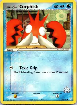 Team Aqua's Corphish 50/95 Common Team Magma vs Team Aqua Pokemon LP - Image 1