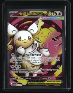 MEGA AUDINO EX 253/217 ULTRA RARE ASCENDED HEROES POKEMON HOLO NEAR MINT - Image 1