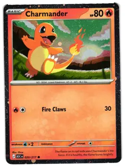 Pokemon TCG Charmander Cosmos Holo 020/217 Common Holo NM - Image 1