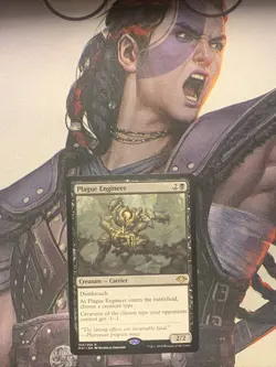Magic the Gathering MTG Plague Engineer Modern Horizons LP - Image 1
