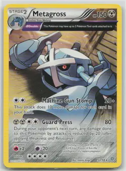 Metagross 50/98 Rare Ancient Origins Pokemon Lightly Played - Image 1