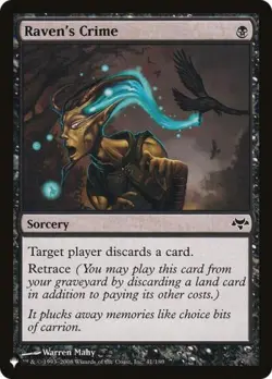 Raven's Crime - Near Mint MTG The List - Image 1