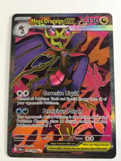 Pokemon TCG Chaos Rising Full Art Mega Dragalge EX 104/086Near Mint - Image 1
