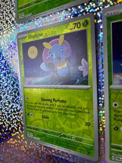 Pokemon TCG Twilight Masquerade Reverse Holo: 010/167 Illumise; 009/167 Volbeat - Image 5
