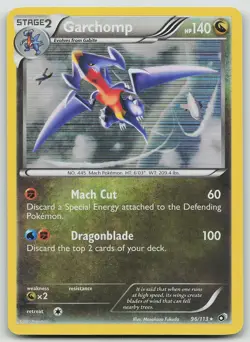 Pokemon Garchomp 96/113 Legendary Treasures Holo Rare Holo NM - Image 1