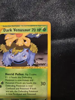 Pokemon Dark Venusaur - 7 [Winner Stamp] 007/009 Best of Regular - Image 5