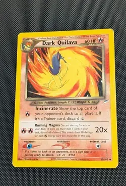 Pokemon TCG Dark Quilava Neo Destiny 39/105 Regular - Image 1