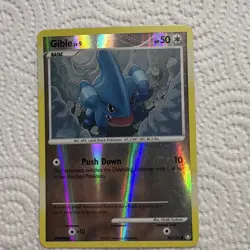 Pokemon TCG Gible 85/123 Mysterious Treasures RH Common 50 HP 2007 - Image 1