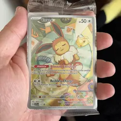Eevee 173 Promo Prismatic Evolutions Pokemon Center Exclusive Black Star NM - Image 1