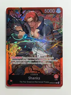 Shanks OP09-001 Leader - One Piece TCG - Starter Deck 23 Foil Near-Mint English - Image 1