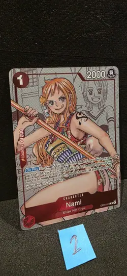 Nami OP01-016 Alternate Art Foil Promo 25th Anniversary - Image 2