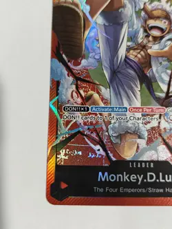 One Piece TCG Leader Monkey.D.Luffy [ST21-001] Foil Red English - Image 3
