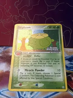 Pokemon Card Skiploom Stamped Reverse Holo 49/109 EX Team Rocket Returns 2004 - Image 2