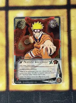 Sealed Naruto Uzumaki CCG [Overflowing Chakra] US122 Gold Foil Card. Ultra Rare! - Image 1