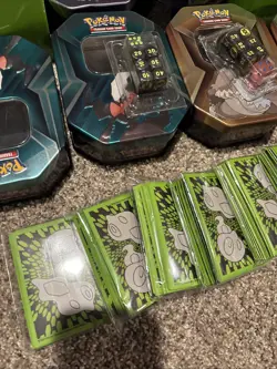 Pokemon Tins Dice Bulk Cards Lot - Image 2