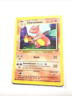 CHARMELEON - 24/102 - Base Set - 4th Print - 1999-2000 - Pokemon Card - HP - Image 1