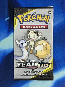 Sun & Moon Team Up Booster Pack Fun Pack 3 Card Nm M Sampling Pack Sample Lot X6 - Image 2