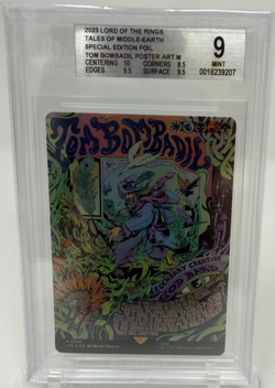 Magic the Gathering MTG Tom Bombadil Borderless Poster Foil LTR 745 BGS 9 Mint - Image 1