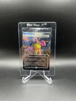 Swords to Plowshares Thanos Marvel Promo Foil Magic The Gathering Card - Image 1