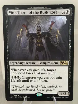 Vito, Thorn of the Dusk Rose Magic: The Gathering Core Set 2021 #127 - Image 1