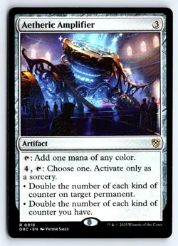 Aetheric Amplifier 18 Rare Commander: Aetherdrift Magic: The Gathering NM - Image 1