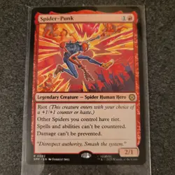 MTG - Spider-Punk - Marvel's Spider-Man - (Rare/Legendary Creature) 2025 NEW - Image 2