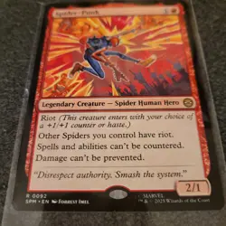 MTG - Spider-Punk - Marvel's Spider-Man - (Rare/Legendary Creature) 2025 NEW - Image 3