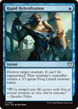 MTG Magic 1x Rapid Hybridization (M/NM) Commander Secrets of Strixhaven - Image 1