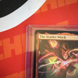 MTG - Marvel Super Heroes - The Scarlet Witch - FOIL - Alt Art Promo - NM - Image 5