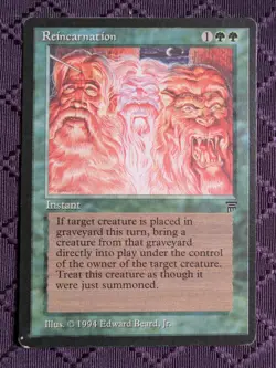 1x MTG Reincarnation, Legends, LP - Image 1