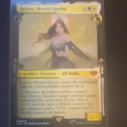 MTG Arwen, Mortal Queen LTR Showcase Scrolls Foil Mythic 644 - Image 1