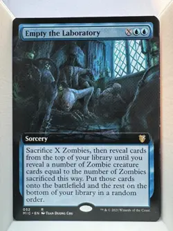 Empty the Laboratory (Extended Art) R Commander: Innistrad: Midnight Hunt 52 NM - Image 1