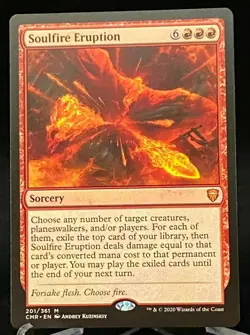 Magic the Gathering MTG Commander Legends Soulfire Eruption - Mythic - Image 1