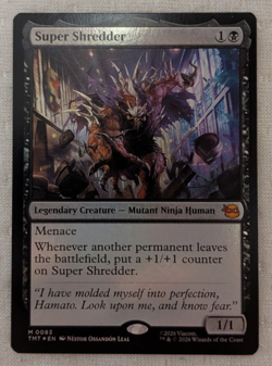 Super Shredder Teenage Mutant Ninja Turtles Foil NM - Image 1