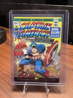 Captain America, Super-Soldier Borderless Foil x 1 (MSH EN M 0387) - NM - Marvel - Image 1