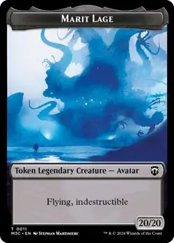 10x (TEN ) x10 Marit Lage Sand Warrior Double-Sided Token CommanderModernHorizon - Image 1