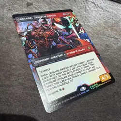 Carnage, Crimson Chaos (Borderless) 227 MTG SPM Marvel's Spider-Man Foil NM - Image 3