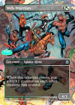 Web-Warriors (Borderless) - Foil - SPM - 203 NM/LP - Image 1