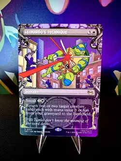Leonardo's Technique (TMT 0224) ( Showcase) Teenage Mutant Ninja Turtles Regular - Image 1