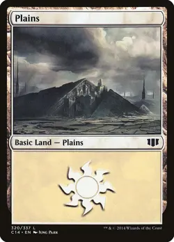 Plains (320) – Commander 2014 C14 – MTG Magic the Gathering - Image 1