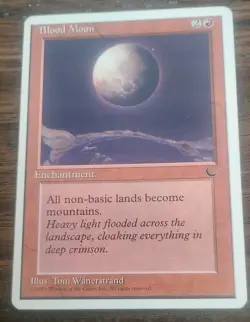 MTG Blood Moon from Chronicles. LP - Image 1