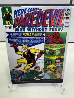 Daredevil, Man Without Fear (Borderless) (0398) Marvel Super Heroes Foil - Image 1
