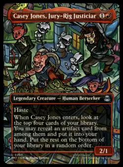 Casey Jones, Jury-Rig Justiciar (Borderless) U Teenage Mutant Ninja Turtles 207 - Image 1