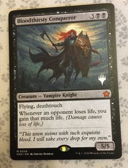 Bloodthirsty Conqueror Stamped Non-Foil Mythic - MTG English - Image 1