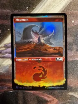 MTG - Mountain Showcase Foil - Core Set 2021 - M21 312 [NM] - Image 1