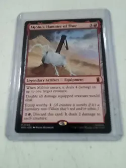 Wizards of the Coast Mjolnir, Hammer of Thor MSH 0146 Mythic Red/White Reg Eng - Image 1